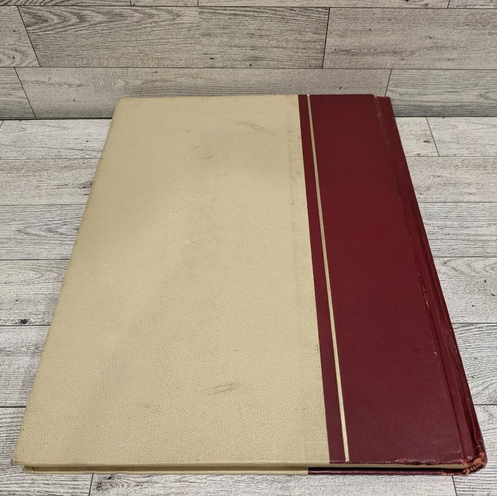 Rand McNally World Atlas Imperial Edition - Red and Cream